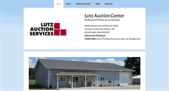 Desktop Screenshot of lutzauctions.com