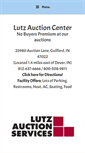 Mobile Screenshot of lutzauctions.com